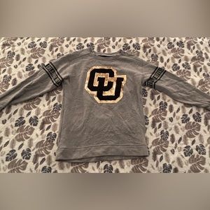 Grey Colorado University crewneck. XS.